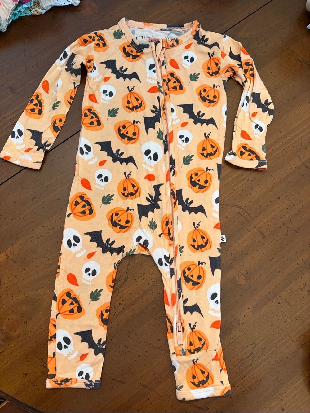 Little Bum Bums “Sleepy Hallow” 9-12M Halloween Romper/Sleepy